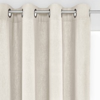 Штора Из льна и хлопка с люверсами Tama 180 x 150 см бежевый LA REDOUTE INTERIEURS  фото, kupilegko.ru